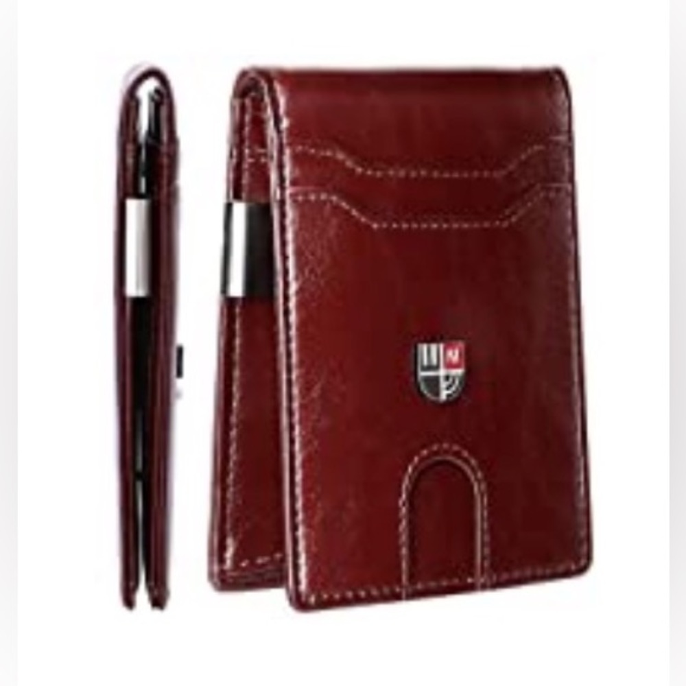 RFID Blocking Bifold Wallet in Brown